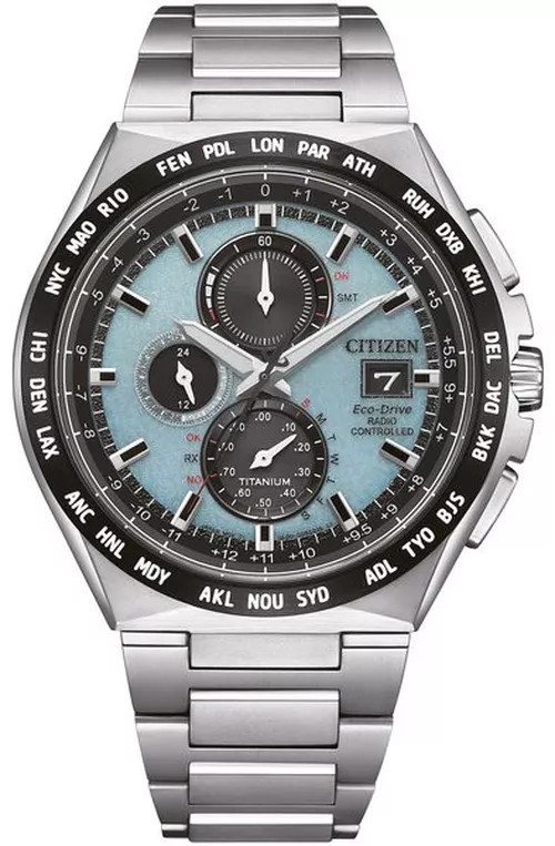 Citizen Worldtime Radio Controlled Super Titanium AT8238-84M