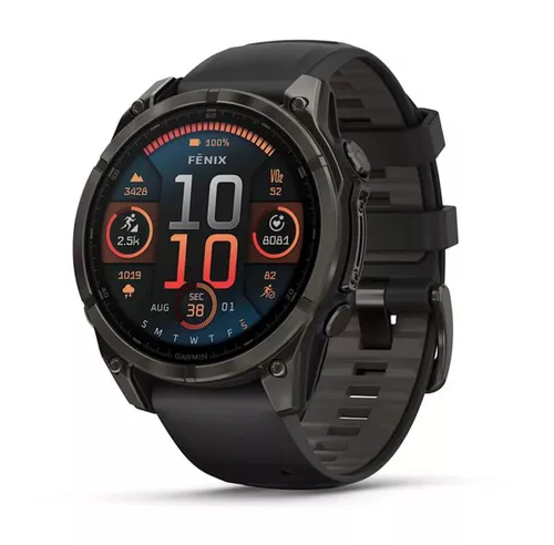 Fenix 8 – 47 mm, AMOLED Sapphire, silikonový řemínek 010-02904-21