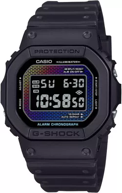 Casio G-Shock DW-5600RW-1ER Rainbow Brick Wall Series